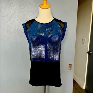 Rebecca Taylor Silk Studded Blouse